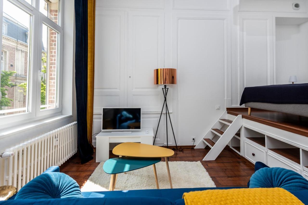 Appartement Centre Ville - Parking Prive Gratuit Амиен Екстериор снимка